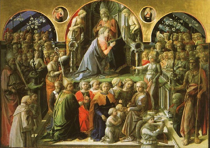 Fra Filippo Lippi The Coronation of the Virgin Germany oil painting art